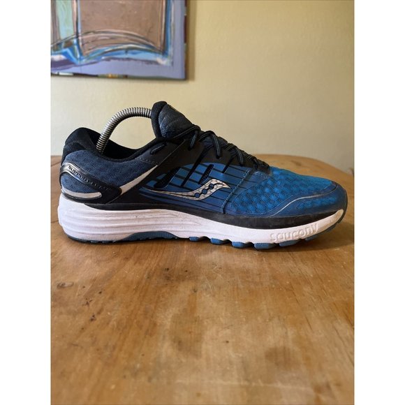 Saucony Mens Triumph ISO2 Running Shoes Blue/Black/Silver S20290-4  Sz 10 main image 6